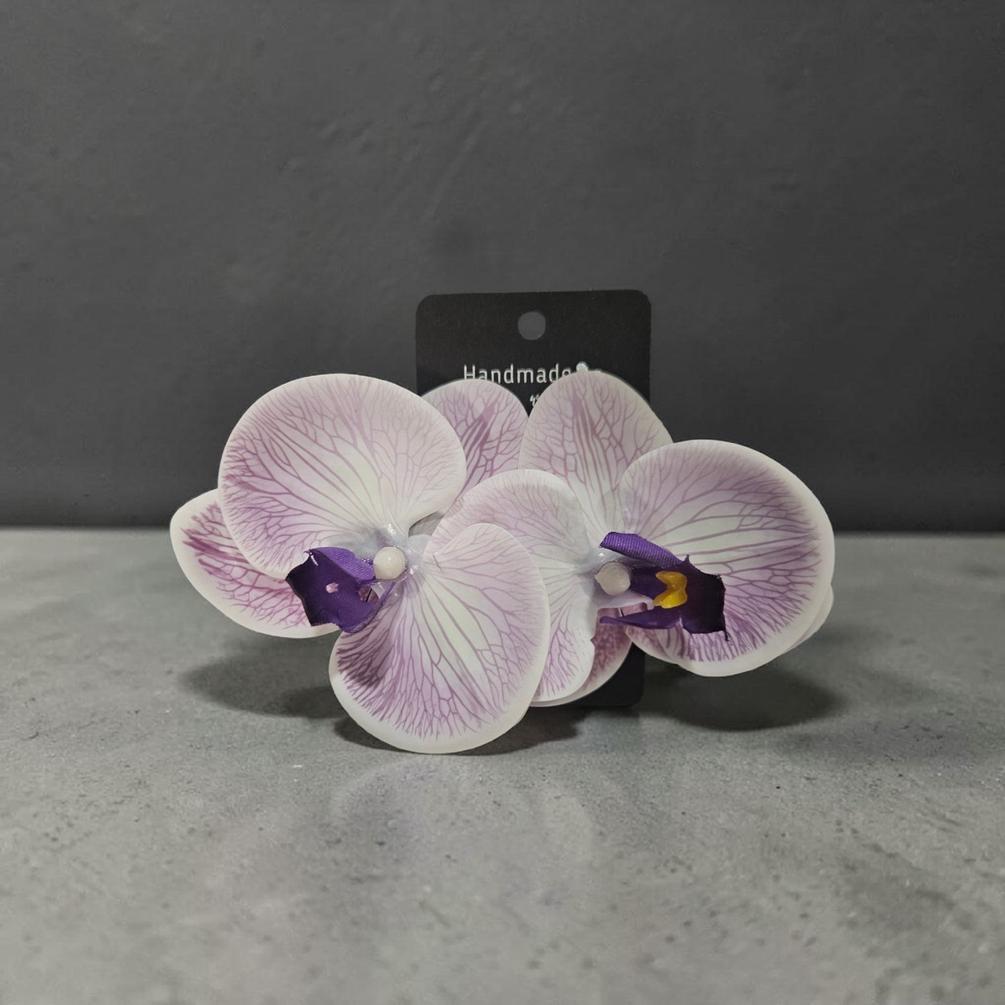 Purple / Lavender Orchid Earrings