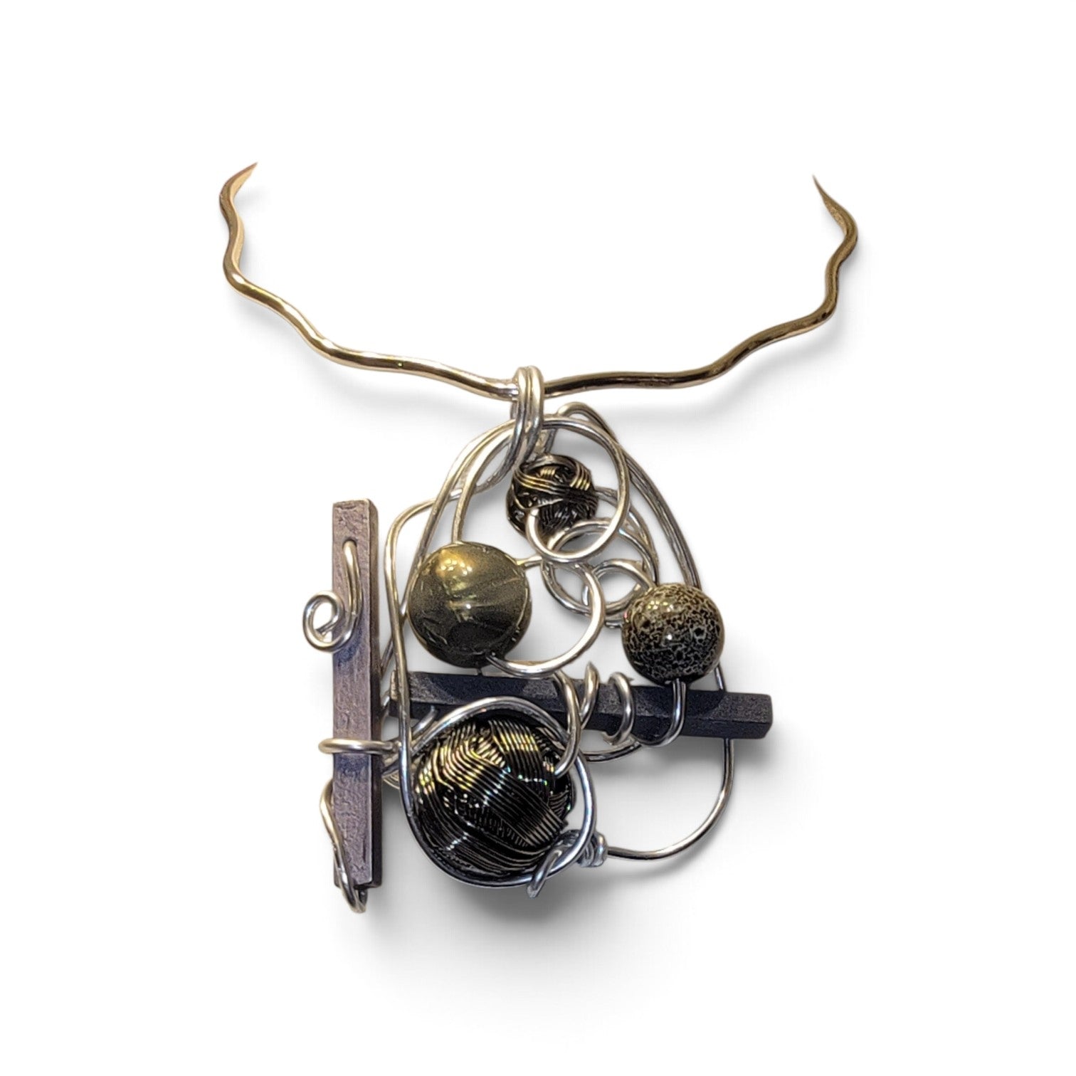 The Orbital Construct Wired Pendant Choker
