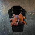 The Sovereign Key Collar - Upcycled Faux Leather