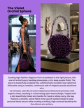 The Violet Orchid Sphere Bag