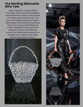 The Sterling Silhouette Wire Tote Bag